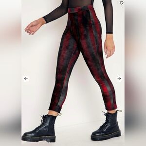 Blackmilk Decayed Stripes Cuffed Pants